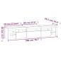 Preview: TV-Schrank mit LED-Leuchten Sonoma-Eiche 200x36,5x40 cm