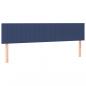 Preview: Boxspringbett mit Matratze & LED Blau 120x190 cm Stoff
