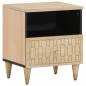 Preview: ARDEBO.de - Nachttische 2 Stk. 40x33x46 cm Massivholz Mango