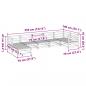 Preview: 7-tlg. Garten-Sofagarnitur Wachsbraun Massivholz Kiefer