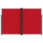 Preview: Seitenmarkise Ausziehbar Rot 220x600 cm