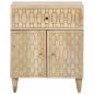 Preview: Nachttisch 50x33x60 cm Massivholz Mango