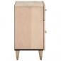 Preview: Nachttisch 50x33x60 cm Massivholz Mango