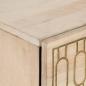 Preview: Nachttisch 50x33x60 cm Massivholz Mango