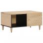 Preview: ARDEBO.de - Couchtisch 80x50x40 cm Massivholz Mango