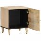 Preview: Nachttisch 40x33x46 cm Massivholz Mango