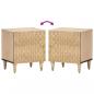 Preview: Nachttisch 40x33x46 cm Massivholz Mango