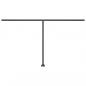 Preview: Markise Manuell Einziehbar mit LED 400x350 cm Orange Braun