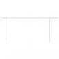 Preview: Automatische Markise mit LED & Windsensor 6x3,5 m Orange Braun