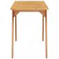 Preview: Garten-Esstisch 110x56x75 cm Massivholz Akazie