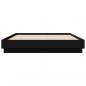 Preview: Bettgestell Schwarz 120x200 cm Holzwerkstoff