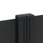 Preview: Seitenmarkise Ausziehbar Schwarz 220x1000 cm