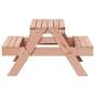 Preview: Picknicktisch für Kinder 88x97x52 cm Massivholz Douglasie