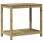 Preview: Pflanztisch mit Ablage 82,5x50x75 cm Imprägniertes Kiefernholz
