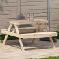 Preview: ARDEBO.de - Picknicktisch 105x134x75 cm Massivholz Kiefer
