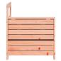Preview: Gartensofa mit Armlehne und Beistelltisch Massivholz Douglasie