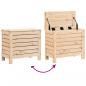 Preview: Gartenhocker 62x31,5x52 cm Massivholz Kiefer