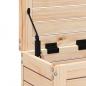 Preview: Gartenhocker 62x31,5x52 cm Massivholz Kiefer