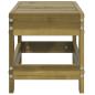 Preview: Gartenhocker 62x30x32 cm Kiefernholz Imprägniert