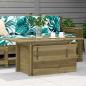 Preview: ARDEBO.de - Gartentisch 100x50x75 cm Kiefernholz Imprägniert