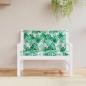 Preview: ARDEBO.de - Gartenbank-Auflagen 2 Stk. Blattmuster 100x50x7cm Oxford-Gewebe