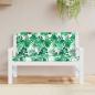 Preview: ARDEBO.de - Gartenbank-Auflagen 2 Stk. Blattmuster 120x50x7cm Oxford-Gewebe