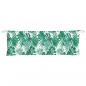 Preview: Gartenbank-Auflagen 2 Stk. Blattmuster 150x50x7cm Oxford-Gewebe