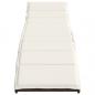Preview: Sonnenliege mit Kissen Braun 55x199x50 cm Poly Rattan