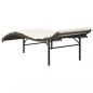 Preview: Sonnenliege mit Kissen Braun 55x199x50 cm Poly Rattan