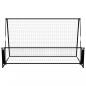 Preview: 2-in-1 Rebounder und Fußballtor 202x104x120 cm Stahl