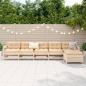 Preview: 6-tlg. Garten-Sofagarnitur Massivholz Kiefer