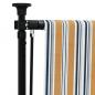 Preview: Außenrollo Gelb und Weiß 100x270 cm Stoff und Stahl