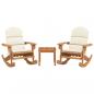 Preview: 3-tlg. Garten-Lounge-Set Adirondack Massivholz Akazie