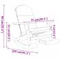Preview: 3-tlg. Garten-Lounge-Set Adirondack Massivholz Akazie