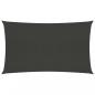 Preview: ARDEBO.de - Sonnensegel 160 g/m² Anthrazit 5x7 m HDPE