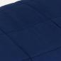 Preview: Gewichtsdecke Blau 155x220 cm 7 kg Stoff