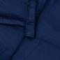 Preview: Gewichtsdecke Blau 200x200 cm 9 kg Stoff