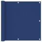Preview: ARDEBO.de - Balkon-Sichtschutz Blau 90x500 cm Oxford-Gewebe