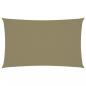 Preview: Sonnensegel Oxford-Gewebe Rechteckig 3x6 m Beige