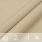 Preview: Sonnensegel Oxford-Gewebe Rechteckig 3x6 m Beige