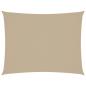 Preview: Sonnensegel Oxford-Gewebe Rechteckig 3x6 m Beige