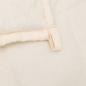 Preview: Gewichtsdecke Hellcreme 200x225 cm 13 kg Stoff