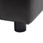 Preview: Hundesofa Schwarz 80x50x40 cm Kunstleder