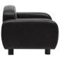 Preview: Hundesofa Schwarz 80x50x40 cm Kunstleder