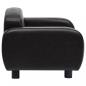 Preview: Hundesofa Schwarz 80x50x40 cm Kunstleder
