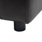 Preview: Hundesofa Schwarz 80x50x40 cm Kunstleder