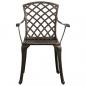 Preview: 3-tlg. Bistro-Set Aluminiumguss Bronzen