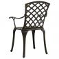 Preview: 3-tlg. Bistro-Set Aluminiumguss Bronzen