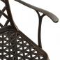 Preview: 3-tlg. Bistro-Set Aluminiumguss Bronzen