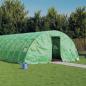 Preview: ARDEBO.de - Gewächshaus mit Stahlrahmen Grün 70 m² 14x5x2,3 m